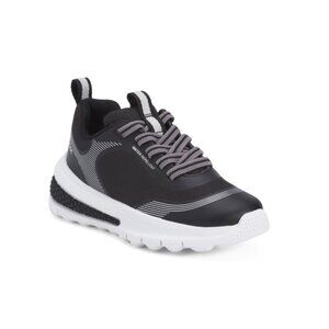 GEOX Light Grey/black Activart Sneakers (Toddler, Little Kid, Big Kid)